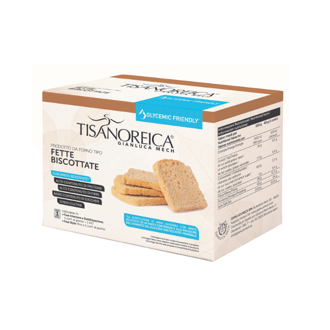 Tisanoreica Fette Biscottate proteiche 120 g