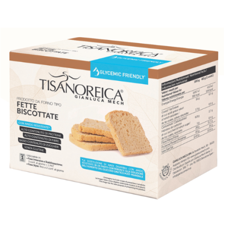 Tisanoreica Fette Biscottate proteiche 120 g Tisanoreica Fette Biscottate proteiche 120 g