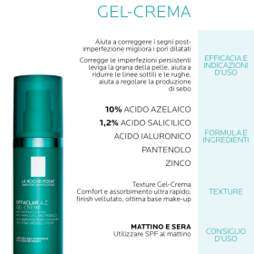 La Roche-Posay Effaclar Az Gel Crema Tendenza Acneica 40 Ml La Roche-Posay Effaclar Az Gel Crema Tendenza Acneica 40 Ml