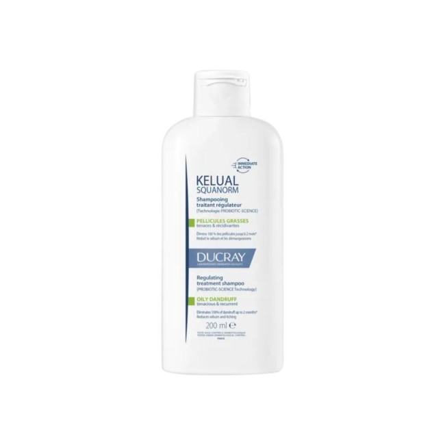 Ducray Kelual Squanorm Shampoo anti-forfora grassa 200 ml