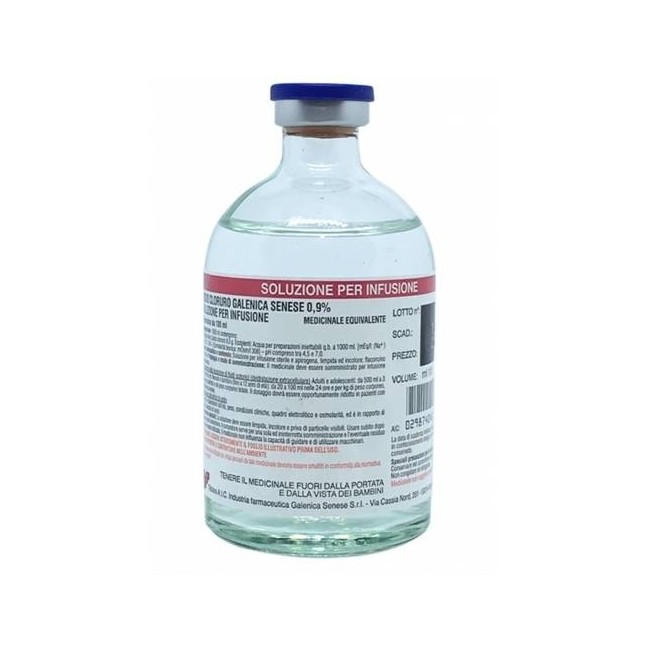 Sodio Cloruro Galenica Senese 0,9% Soluzione Per Infusione Sodio Cloruro Galenica Senese 3% Soluzione Per Infusione Sodio Clor