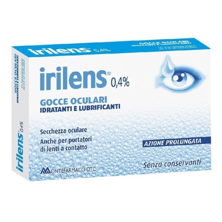 Irilens 0,4% Gocce oculari idratanti e lubrificanti 10 flaconcini Irilens 0,4% Gocce oculari idratanti e lubrificanti 10 flaconcini