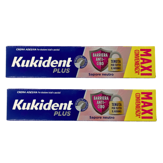 Procter & Gamble Kukident Bipacco Barriera Anti Cibo Neutro 57 G Procter & Gamble Kukident Bipacco Barriera Anti Cibo Neutro 57 G