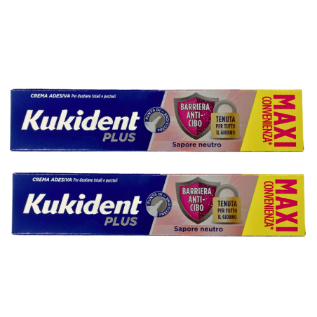 Procter & Gamble Kukident Bipacco Barriera Anti Cibo Neutro 57 G Procter & Gamble Kukident Bipacco Barriera Anti Cibo Neutro 57 G