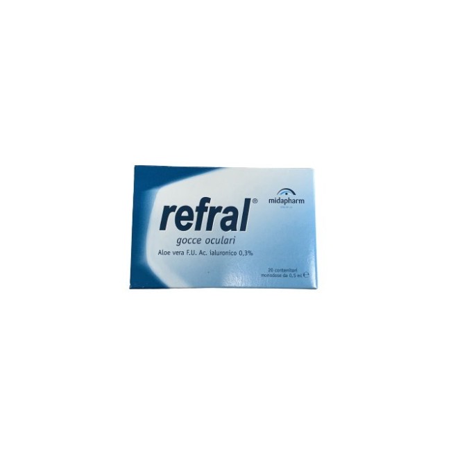 Midapharm Refral Monodose Gocce Oculari 20 Contenitori Da 0,5 Ml