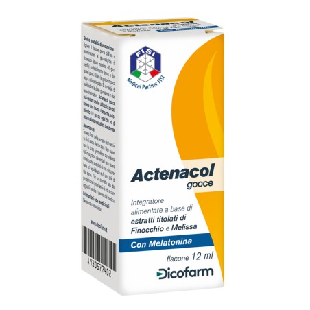 Actenacol Gocce 12ml con Melatonina Actenacol Gocce 12ml con Melatonina