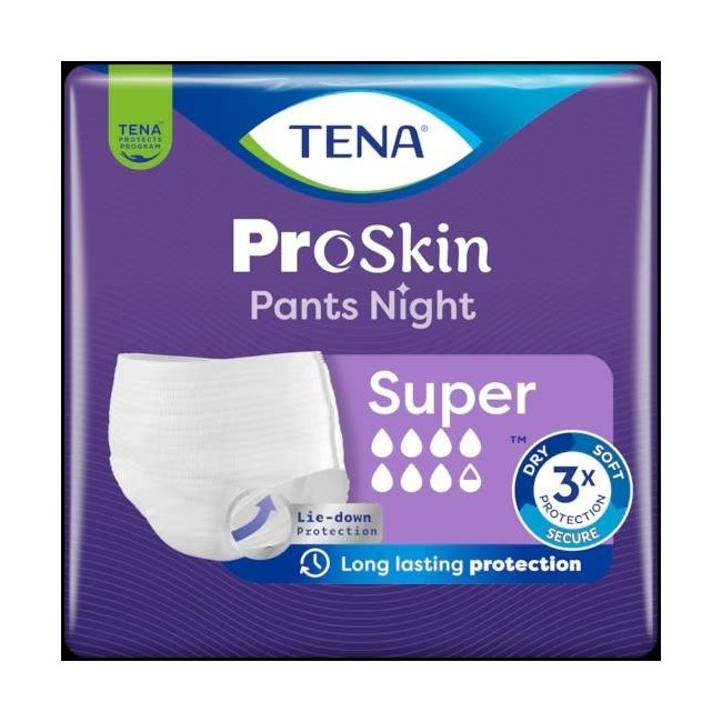 Essity Pannolone A Mutandina Tena Pants Night Super L 10 Pezzi