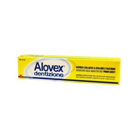 Alovex dentizione gel per neonati con morbido applicatore 10ml Alovex dentizione gel per neonati con morbido applicatore 10ml