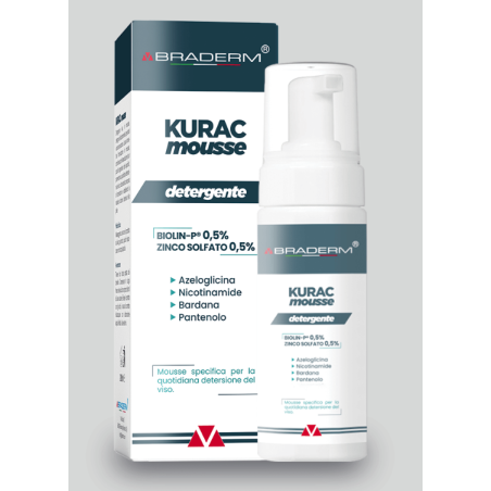 S. F. Group Kurac Mousse Detergente Viso 100 Ml Braderm