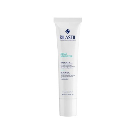 Rilastil Aqua Sensitive Crema ricca idratante per pelli sensibili secche 40 ml Rilastil Aqua Sensitive Crema ricca idratante per pelli sensibili secche 40 ml