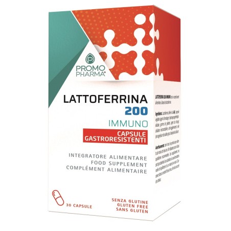 PromoPharma Lattoferrina 200 Immuno 30 Capsule