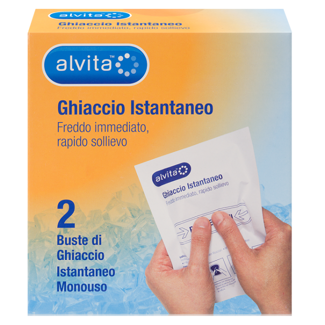 Alliance Healthcare Alvita Ghiaccio Istantaneo 2 Pezzi