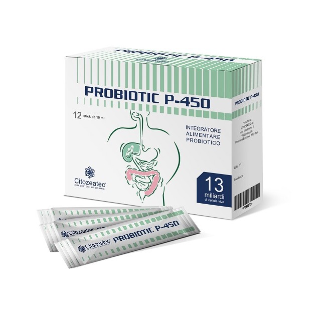 Citozeatec Probiotic P-450 12 Stick Monodose 10 Ml