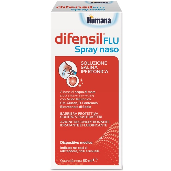 Humana Difensil Flu Spray Naso 30 Ml