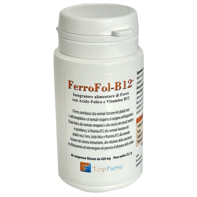 Top Group Ferrofol B12 60 Compresse Rivestite Top Group Ferrofol B12 60 Compresse Rivestite
