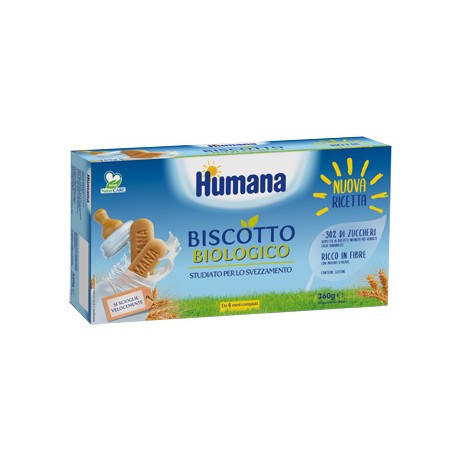 Humana Biscotto Baby Bio 2 Sacchetti Da 180 G Humana Biscotto Baby Bio 2 Sacchetti Da 180 G