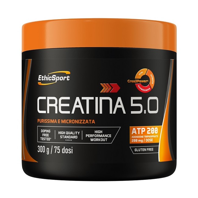 EthicSport Creatina 5.0 300 G 75 Dosi