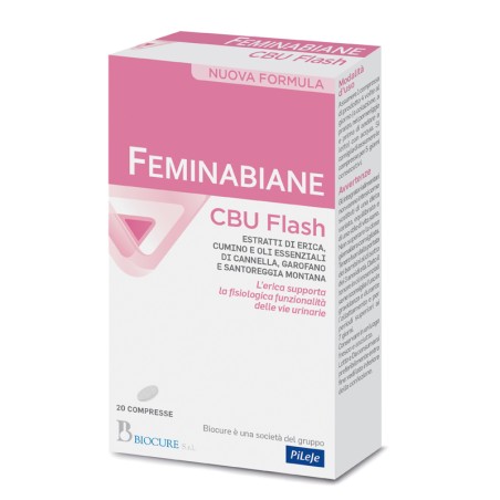 Biocure Feminabiane Cbu Flash 20 Compresse Nuova Formula Biocure Feminabiane Cbu Flash 20 Compresse Nuova Formula