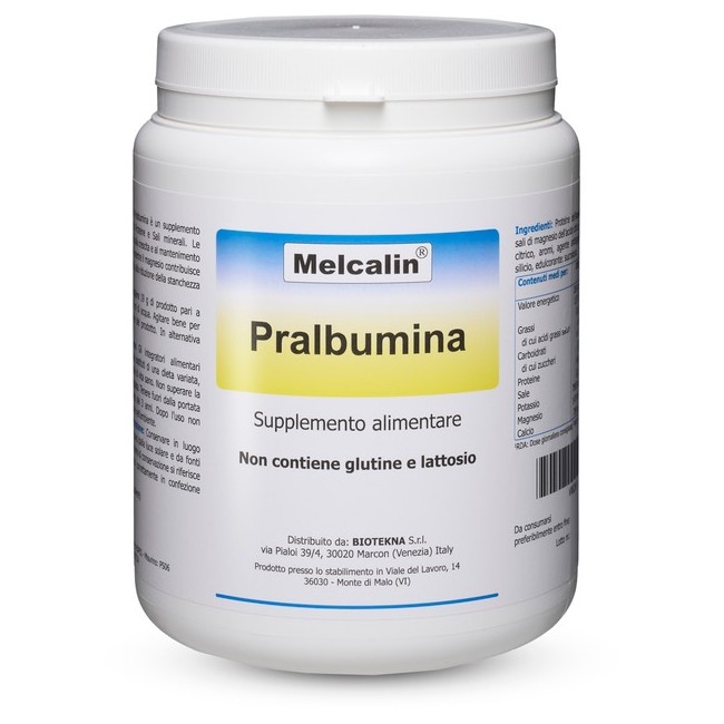 Biotekna Melcalin Pralbumina Vaniglia 532 G