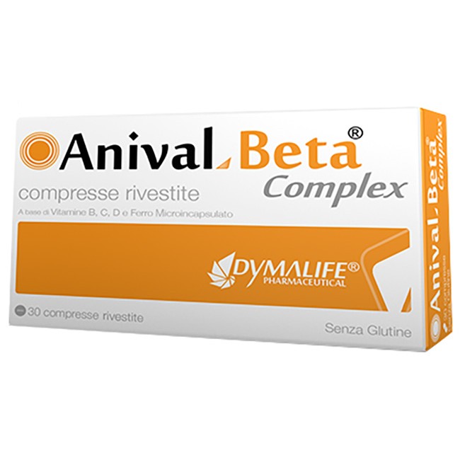 Dymalife Pharmaceutical Anival Beta Complex 30 Compresse Rivestite Dymalife Pharmaceutical Anival Beta Complex 30 Compresse Rivestite