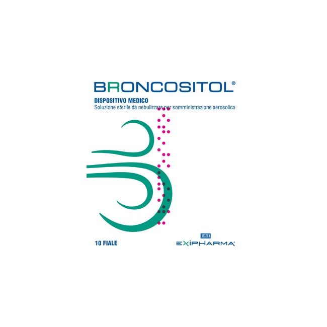 Exipharma Broncositol Soluzione Sterile Da Nebulizzare Per Somministrazione Aerosolica 10 Fiale 3 Ml