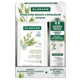 Klorane Kit Avena Shampoo Uso Frequente&alta Tollerabilita' Avena 400 Ml + Shampoo Secco Avena&ceramide 50 Ml