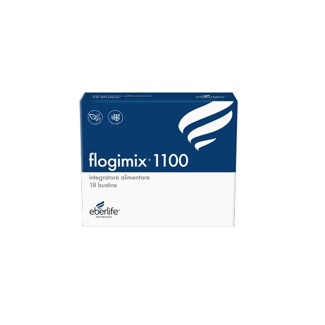 EBERLIFE FARMACEUTICI Flogimix 1100 18 Bustine EBERLIFE FARMACEUTICI Flogimix 1100 18 Bustine