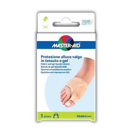 Pietrasanta Pharma Protezione In Gel E Tessuto Master-aid Footcare Per Alluce Valgo 1 Pezzo D5 Pietrasanta Pharma Protezione In Gel E Tessuto Master-aid Footcare Per Alluce Valgo 1 Pezzo D5