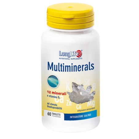 Longlife Multiminerals 60 Tavolette Longlife Multiminerals 60 Tavolette