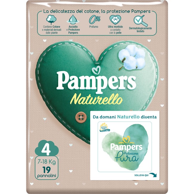 Fater Pampers Protezione Pura Naturallor Maxi Cp 19 Pezzi Fater Pampers Protezione Pura Naturallor Maxi Cp 19 Pezzi