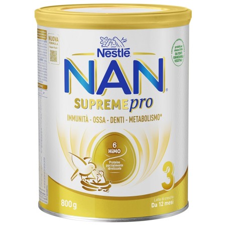 Nestlè Nan Supreme Pro 3 Polvere 800 G Nestlè Nan Supreme Pro 3 Polvere 800 G