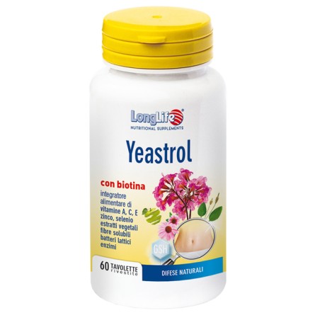 Longlife Yeastrol 60 Tavolette Longlife Yeastrol 60 Tavolette