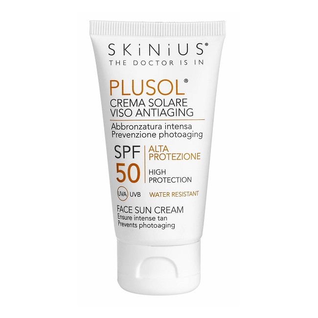 Skinius Plusol Crema Solare Viso Spf50 50 Ml