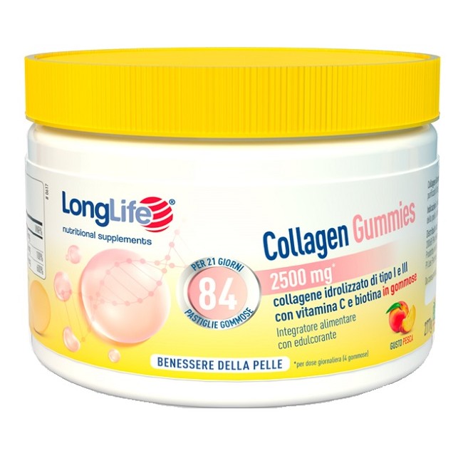Longlife Collagen Gummies 625mg 84 Gommose