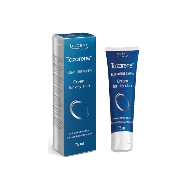 BODERM PHARMACEUTICAL S. A. Tazarene Crema 0,05% 75 Ml