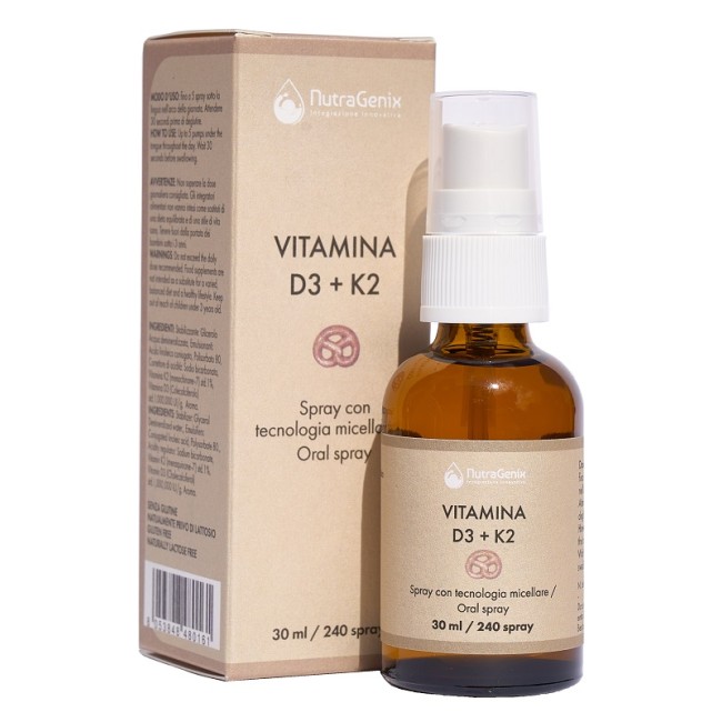 Nutragenix Vitamina D3+k2 30 Ml New