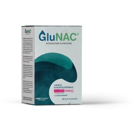 PRM FACTORY LABORATOIRES Glunac 10 Stick Orosolubili PRM FACTORY LABORATOIRES Glunac 10 Stick Orosolubili
