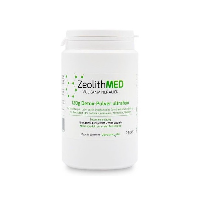 Erbavoglio Zeolithmed Minerali Vulcanici Detox Polvere Ultrafine 120 G