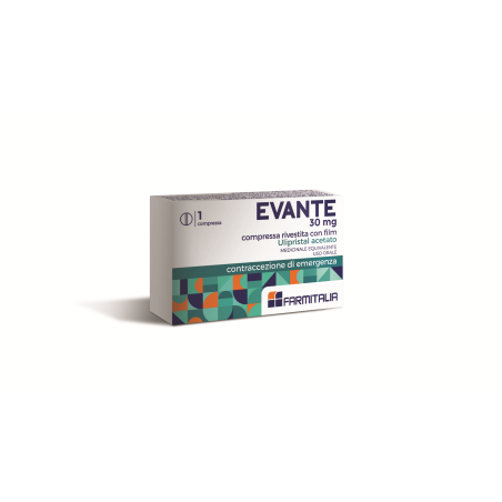 Farmitalia Evante 30 Mg Compressa Rivestite Con Film Ulipristal Acetato Medicinale Equivalente