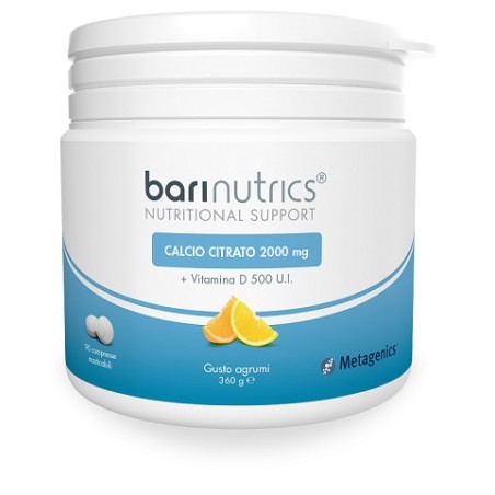 Metagenics Barinutrics Calcio Citrato Arancia Limone Ita 90 Compresse