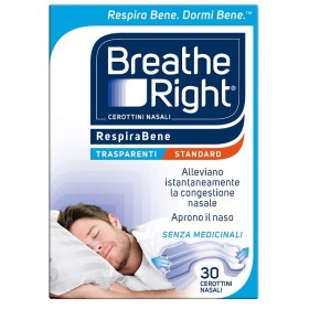 E. F. A. S. Cerotti Nasali Breathe Right Trasparenti 30 Pezzi
