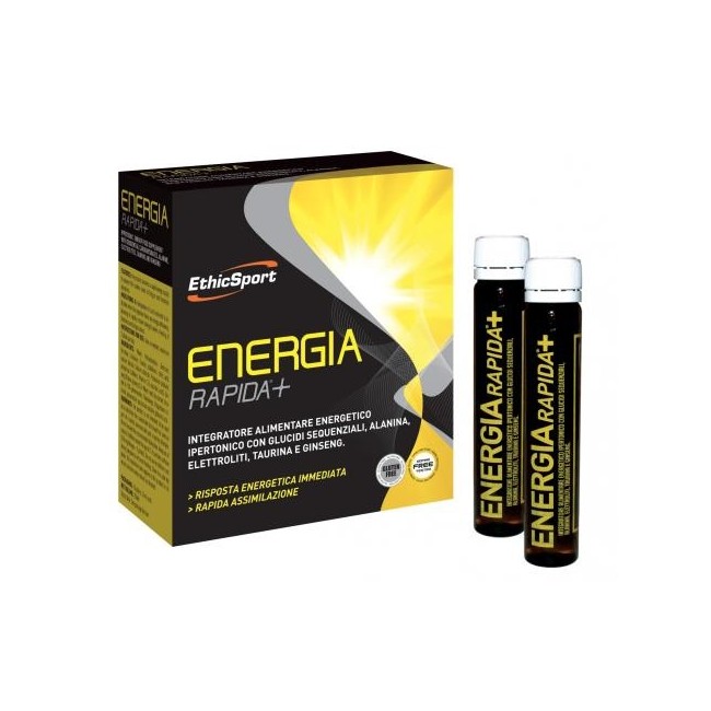 Ethicsport Energia Rapida+ 10 Flaconcini 25 Ml