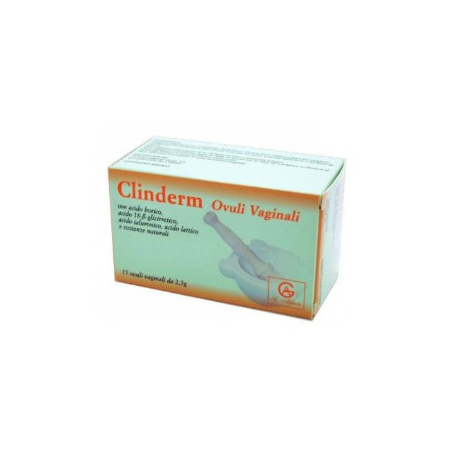 ABBATE A&V PHARMA Clinderm 15 Ovuli Vaginali 2,5 G ABBATE A&V PHARMA Clinderm 15 Ovuli Vaginali 2,5 G