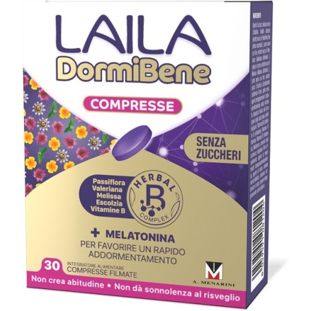 Menarini Laila Dormibene 30 Compresse Menarini Laila Dormibene 30 Compresse