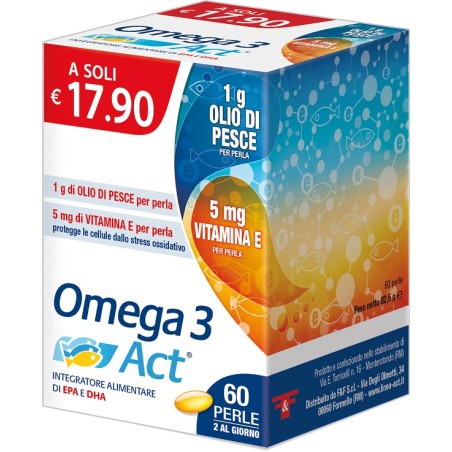 F&F Omega 3 Act 1g 60 Perle F&F Omega 3 Act 1g 60 Perle
