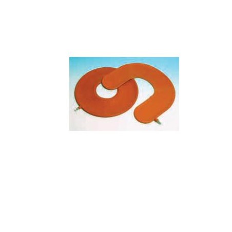 Farmac-Zabban Cuscino Antidecubito Pneumatico In Gomma Rossa. Larghezza Della Ciambella 45cm
