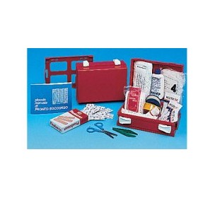 Farmacare Cassetta Pronto Soccorso Minikit Per Casa, Ufficio E Tempo Libero. Contenitore In Abs Antiurto E Con Supporto Per Il F