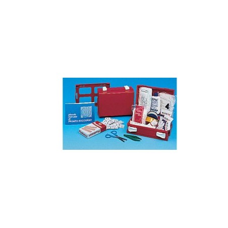 Farmacare Cassetta Pronto Soccorso Minikit Per Casa, Ufficio E Tempo Libero. Contenitore In Abs Antiurto E Con Supporto Per Il F