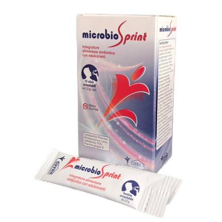 Siffra Farmaceutici Microbiosprint 10 Stick Orosolubili Siffra Farmaceutici Microbiosprint 10 Stick Orosolubili
