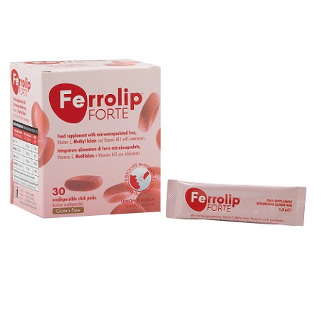 U. G. A. Nutraceuticals Ferrolip Forte 30 Stick Packs Da 1,8 G Gusto Limone U. G. A. Nutraceuticals Ferrolip Forte 30 Stick Packs Da 1,8 G Gusto Limone